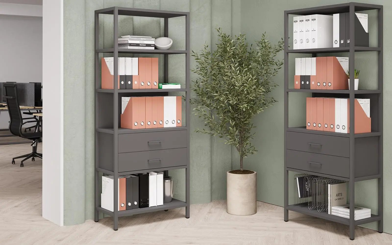 Стеллажная ситсема SHELF system. Композиция 1