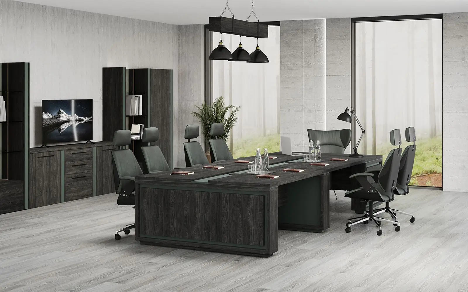 Кабинет руководителя GREENWOOD. Вид 6