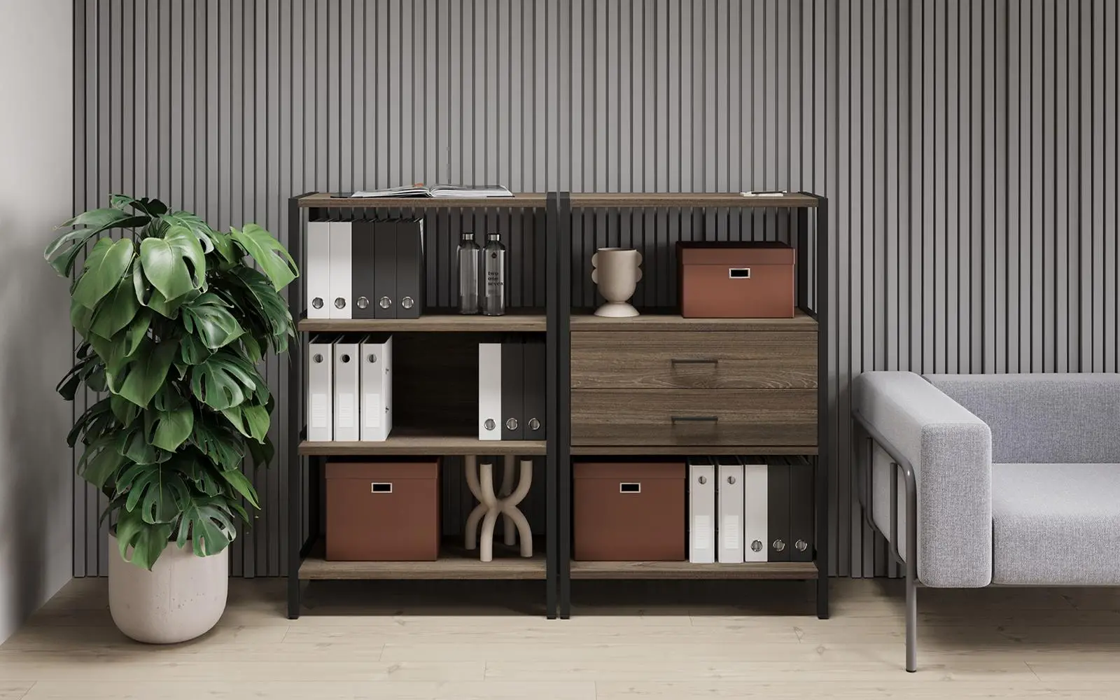 Стеллажная ситсема SHELF system. Композиция 11