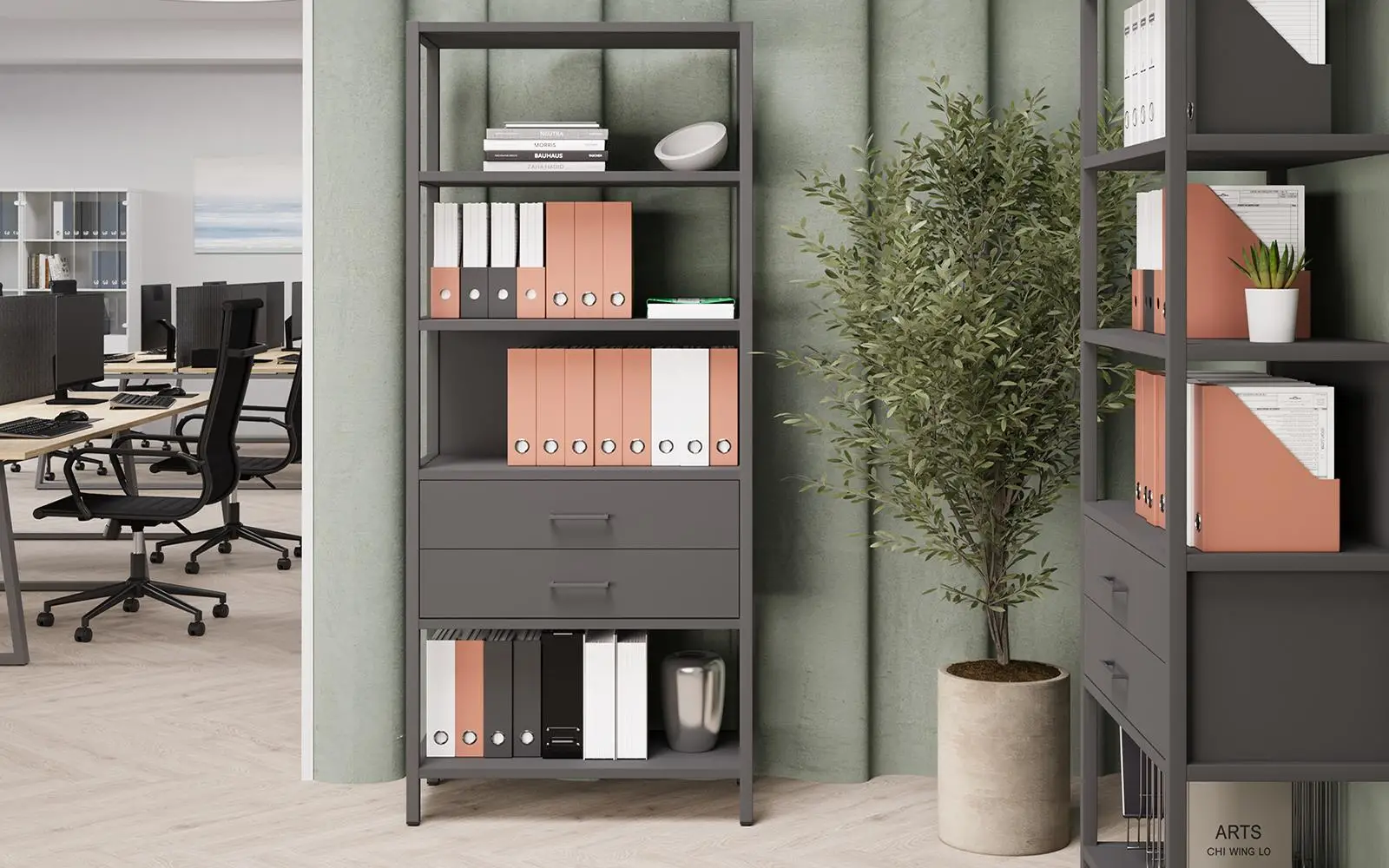Стеллажная ситсема SHELF system. Композиция 2