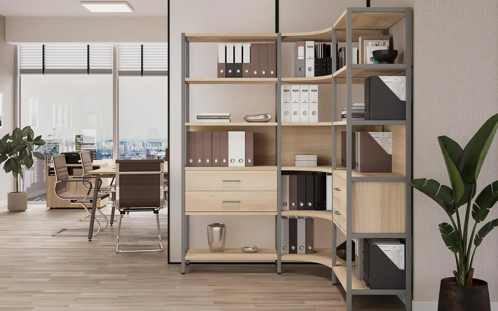 Стеллажная ситсема SHELF system. Композиция 5