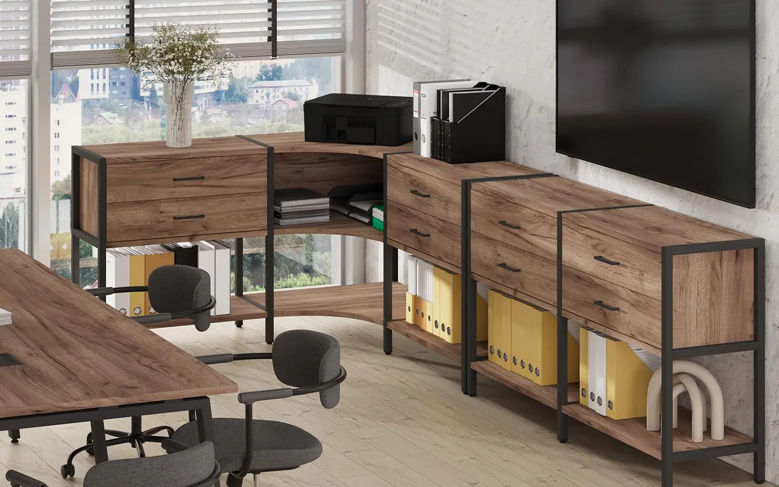 Стеллажная ситсема SHELF system. Композиция 18
