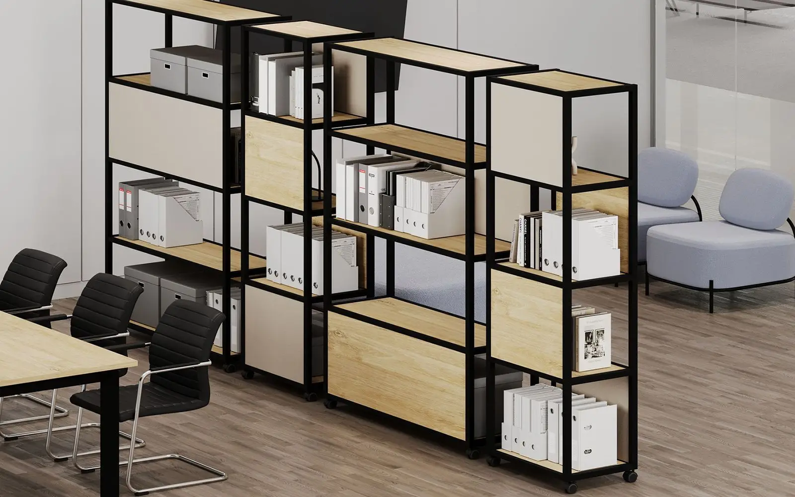 SHELF MOBILE - мобильные стеллажи. Вид 11