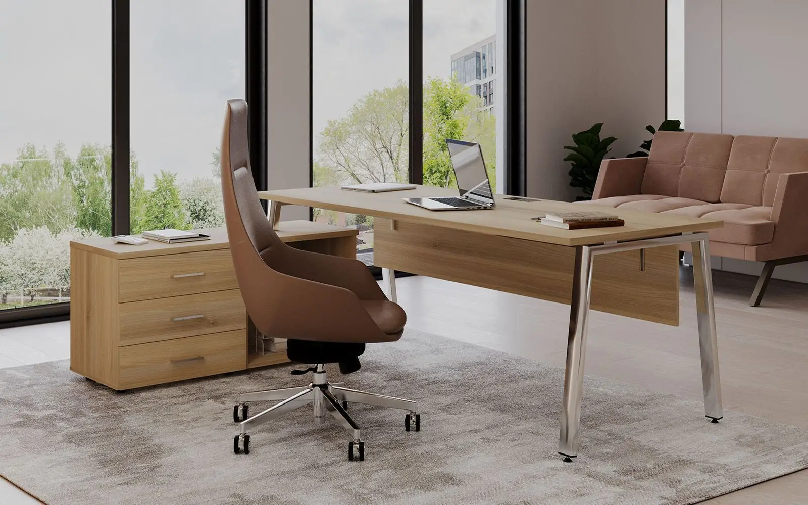 Кабинет руководителя STYLE PROJECT DIRECT LUX. Вид 5