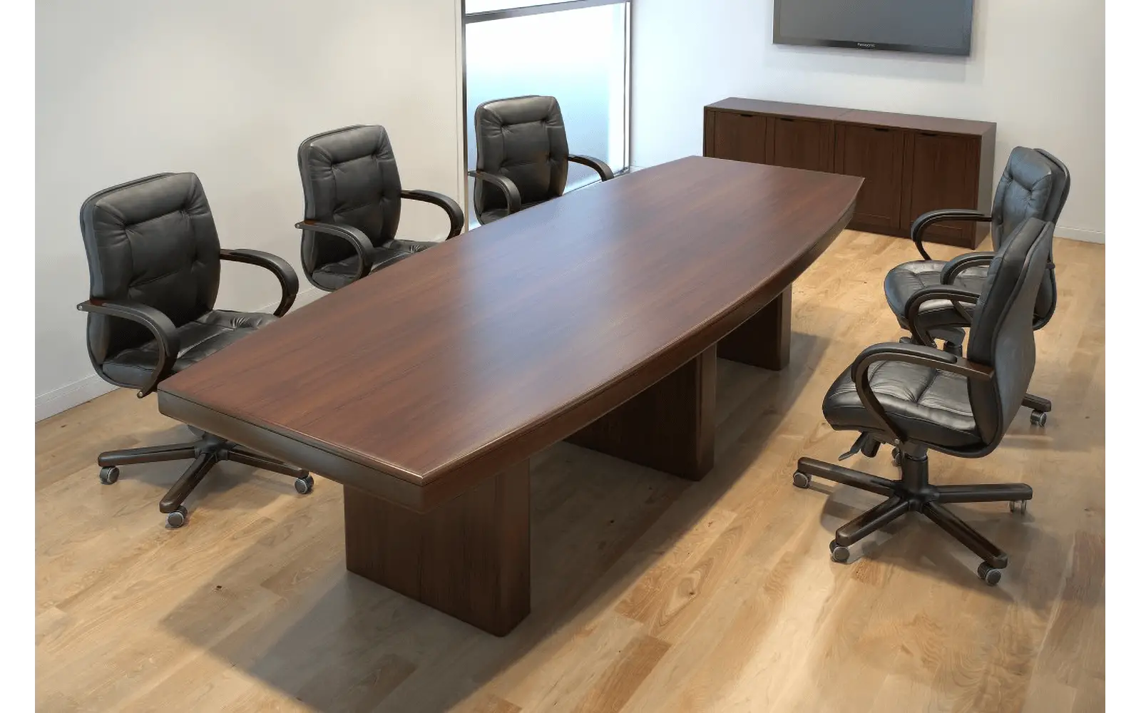 Кабинет руководителя ZARAGOZA WALNUT. Стол переговоров. Вид 3