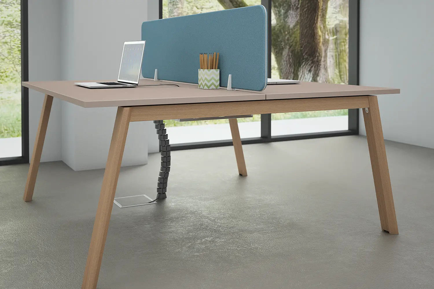Мебель для персонала ARTWOOD. Стол bench Цвет Тортора