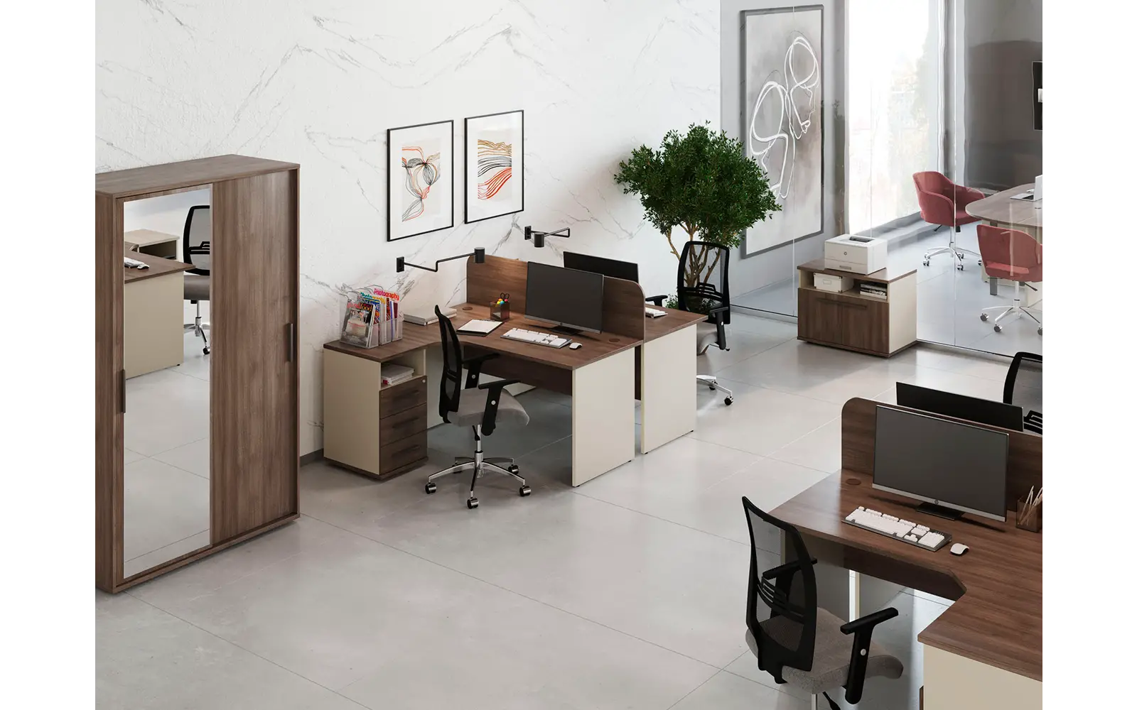Мебель для персонала NEW LINE  Столы для персонала Вид 5