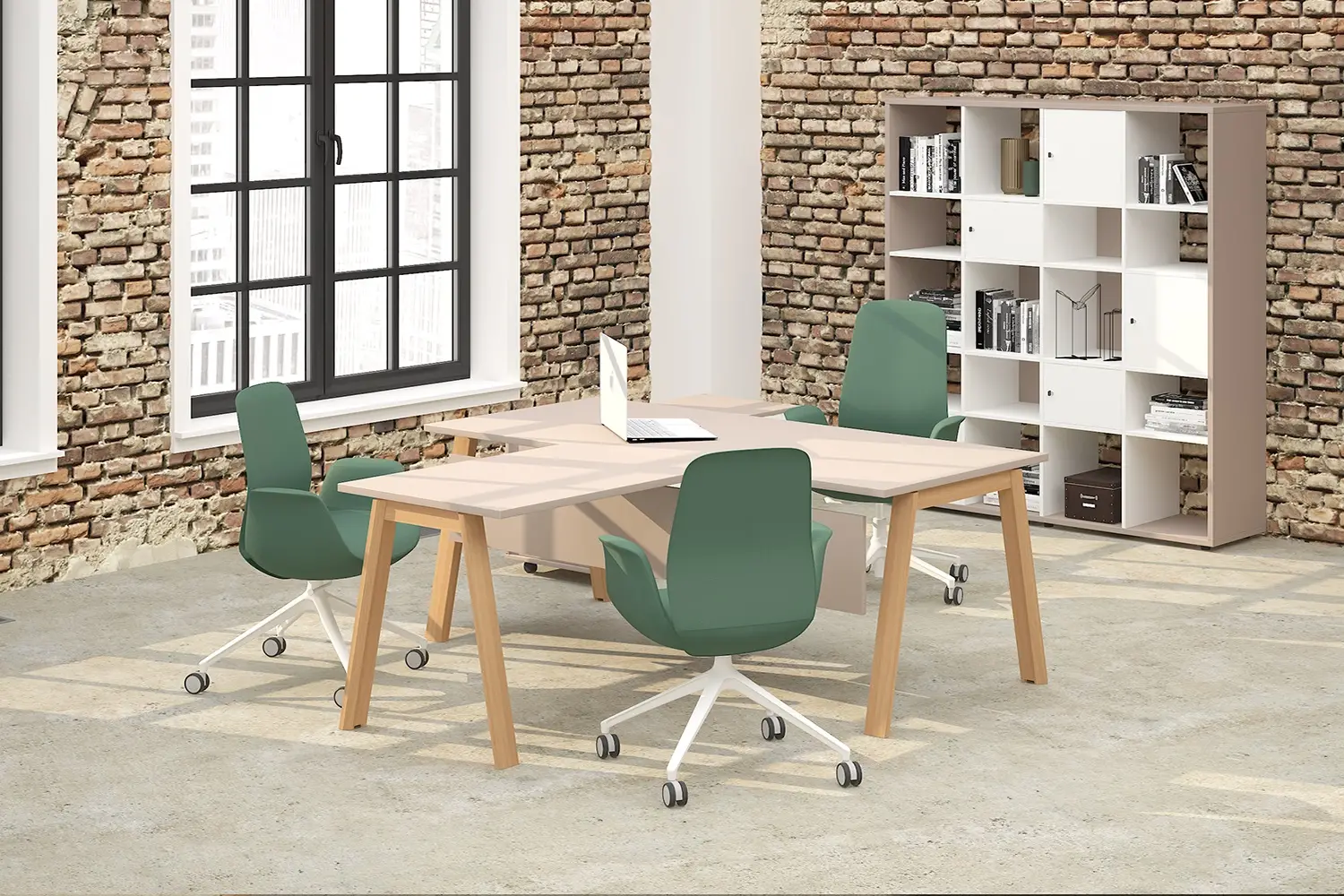 Кабинет руководителя ARTWOOD EXECUTIVE. Стол письменный с брифинг-приставкой