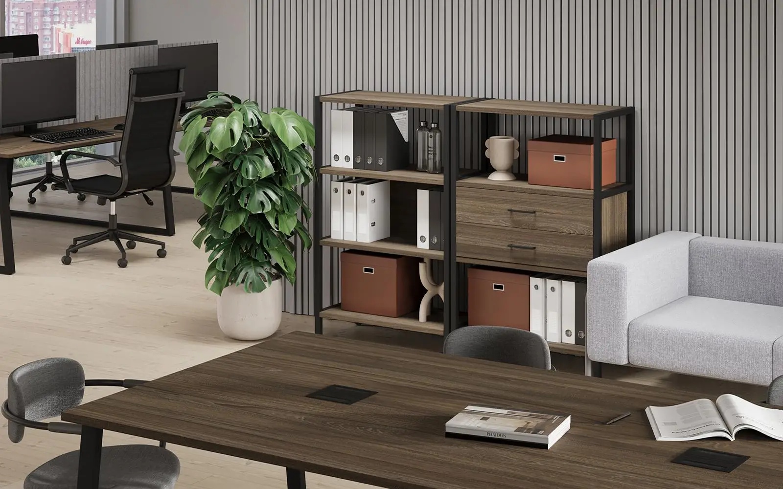 Стеллажная ситсема SHELF system. Композиция 13