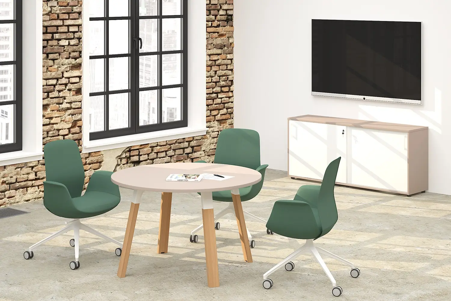 Кабинет руководителя ARTWOOD EXECUTIVE. Стол для переговоров круглый