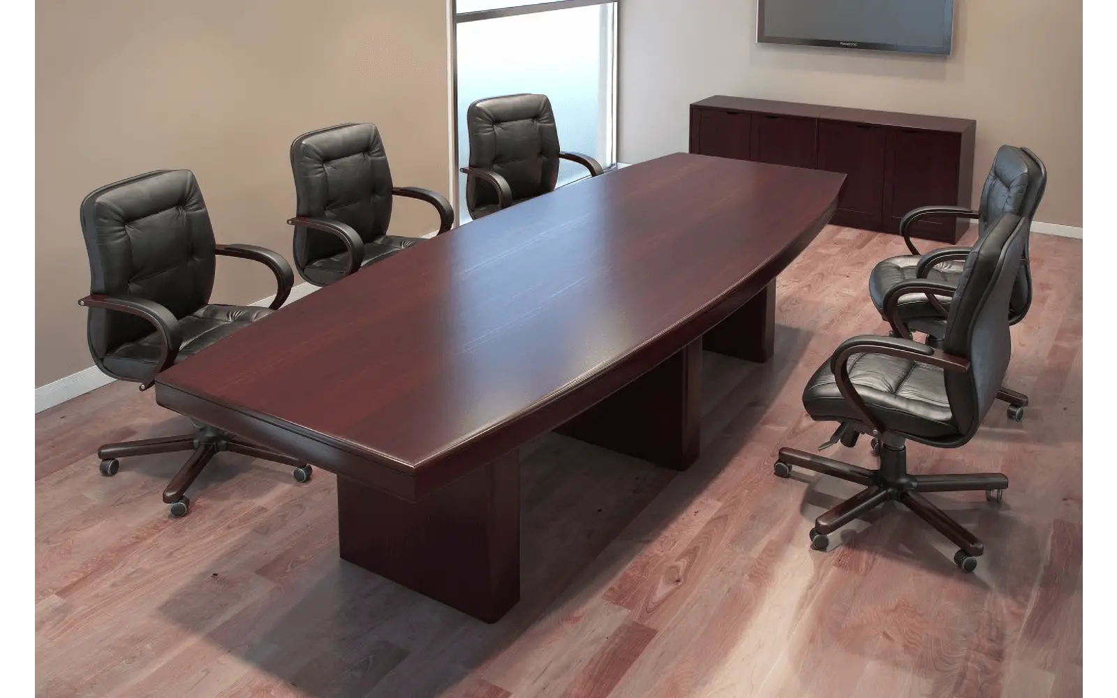 Кабинет руководителя ZARAGOZA PALISANDER. Стол переговоров 3200х1200х760