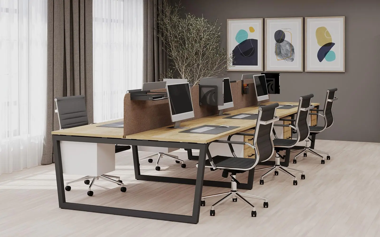 Мебель для персонала STYLE PROJECT FUSION композиция 1