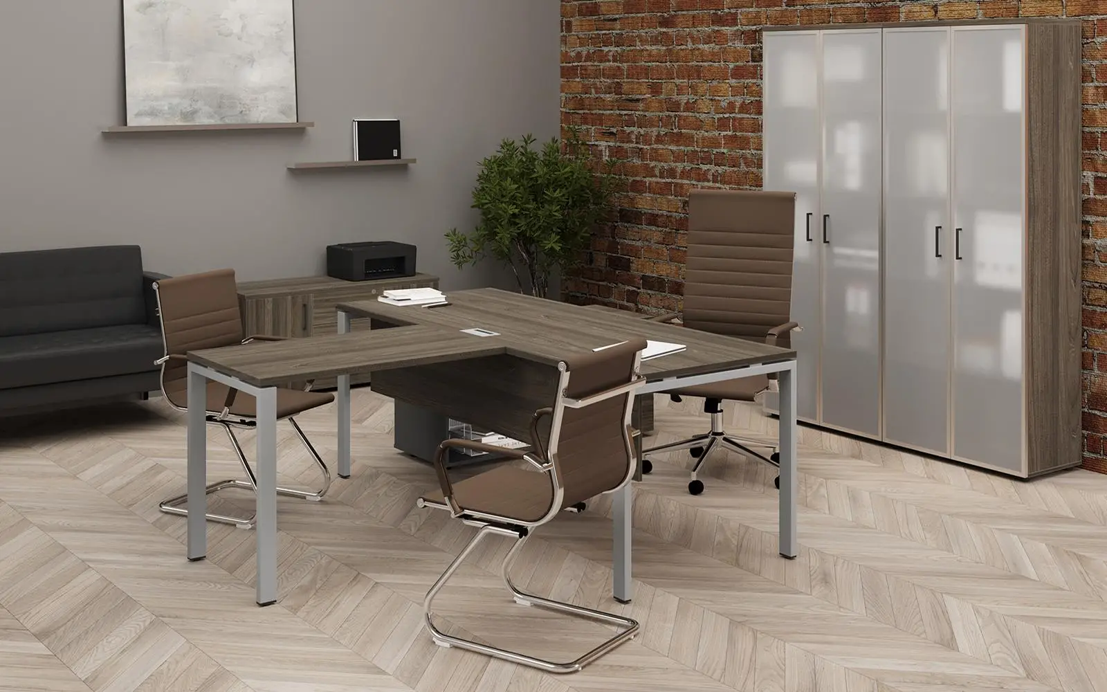 Кабинет руководителя STYLE PROJECT DIRECT. Вид 22