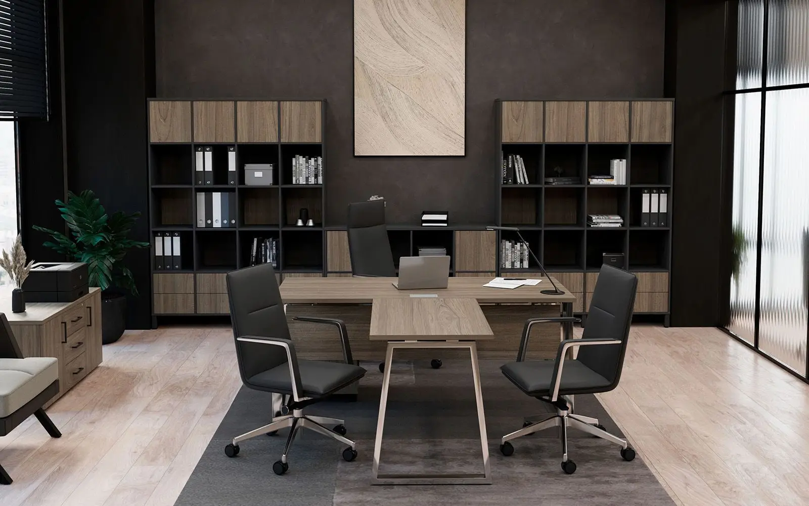 Кабинет руководителя STYLE PROJECT DIRECT LUX. Вид 1