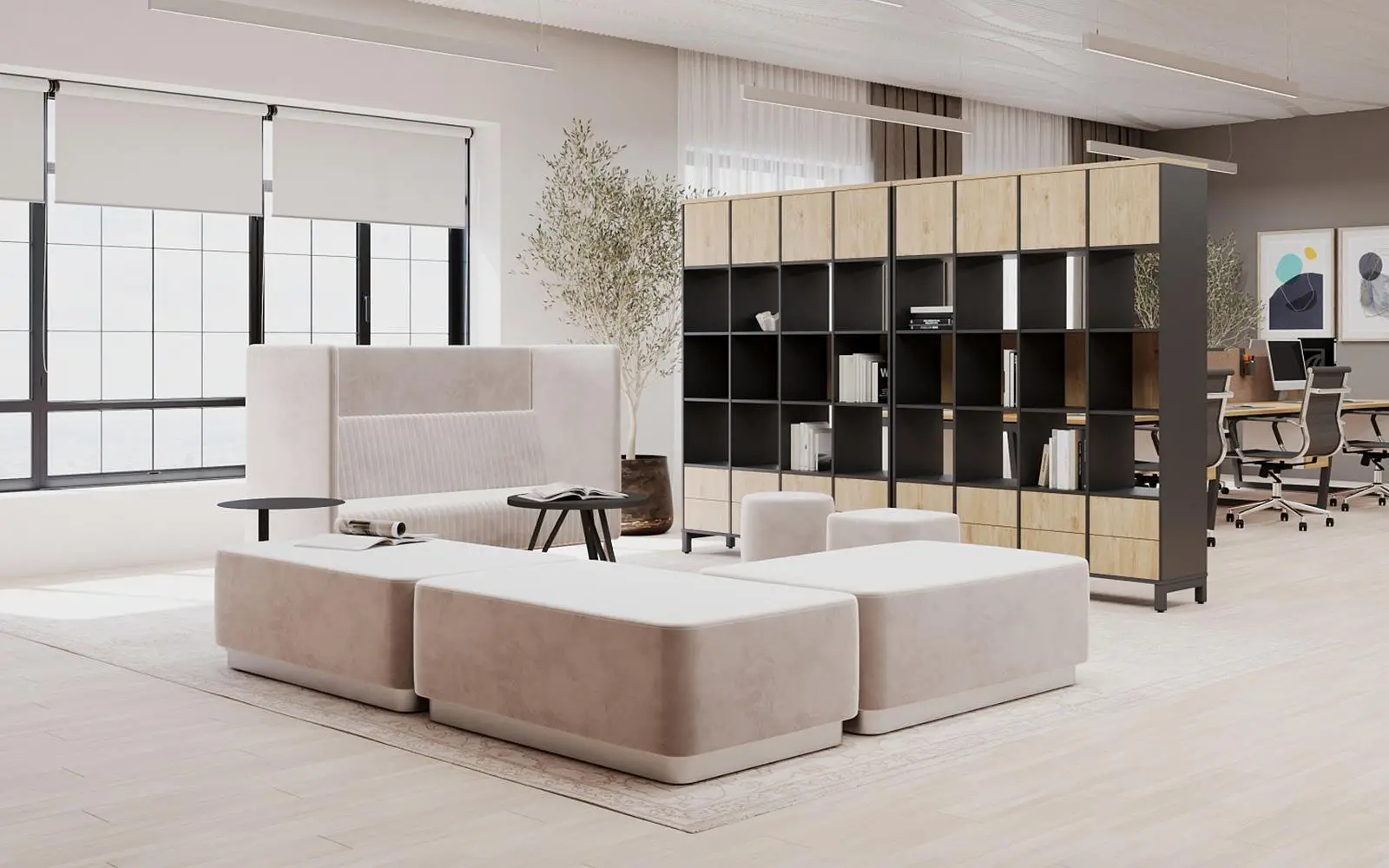 Мебель для персонала STYLE PROJECT FUSION композиция 10