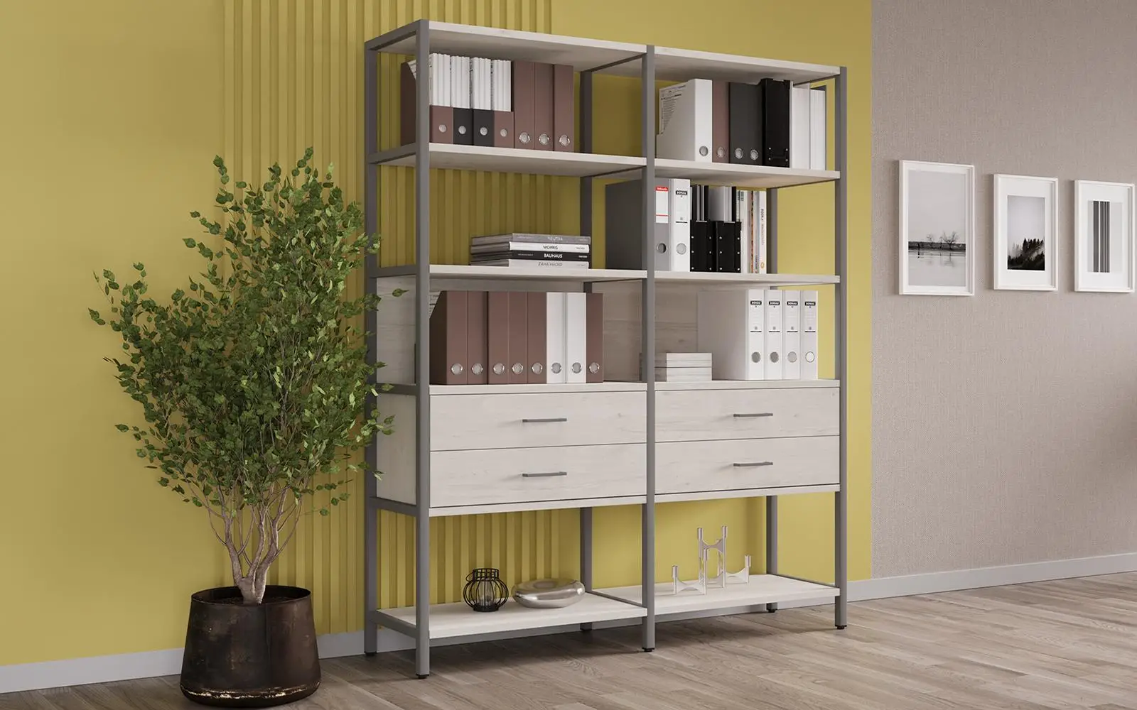 Стеллажная ситсема SHELF system. Композиция 15