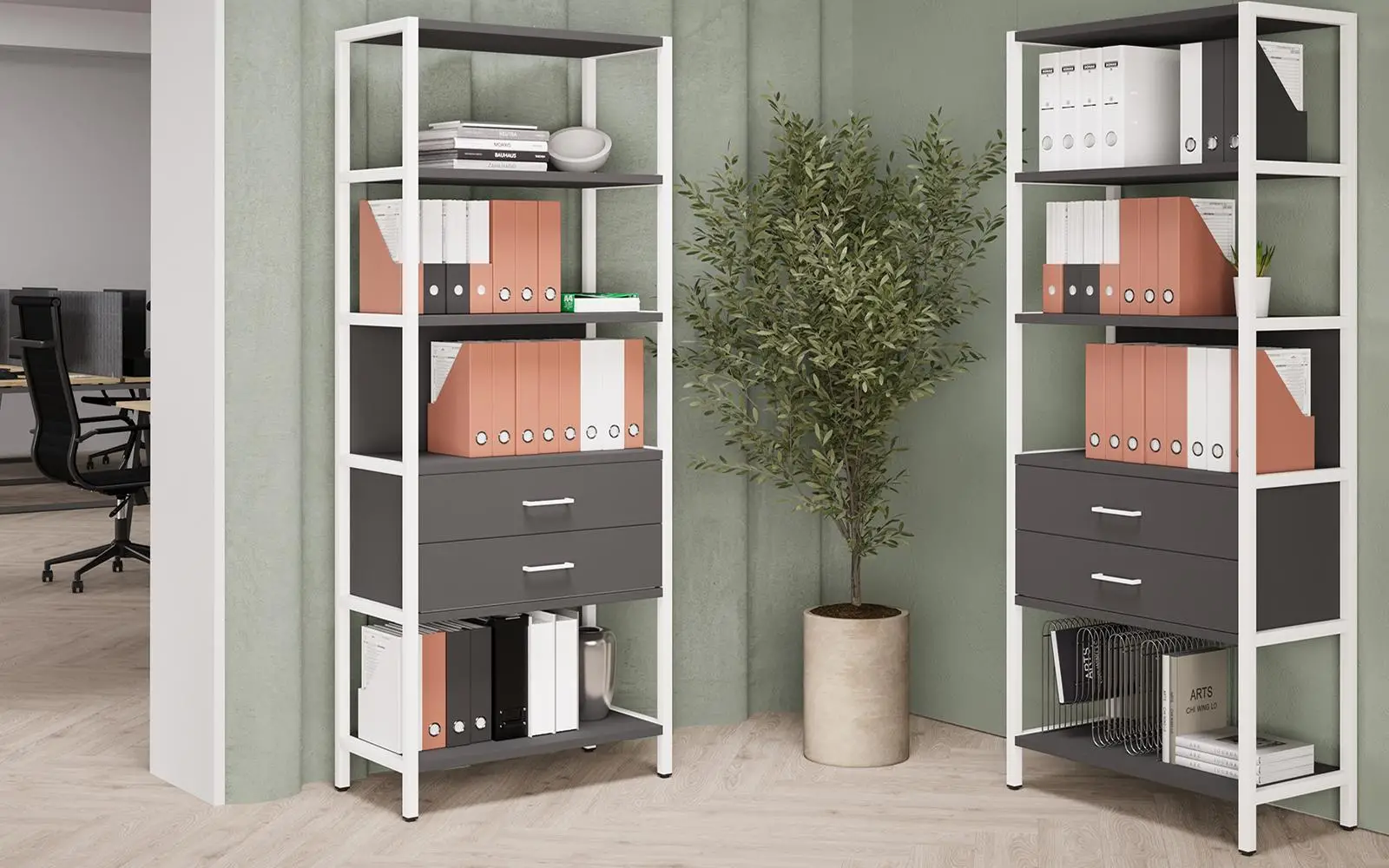 Стеллажная ситсема SHELF system. Композиция 3