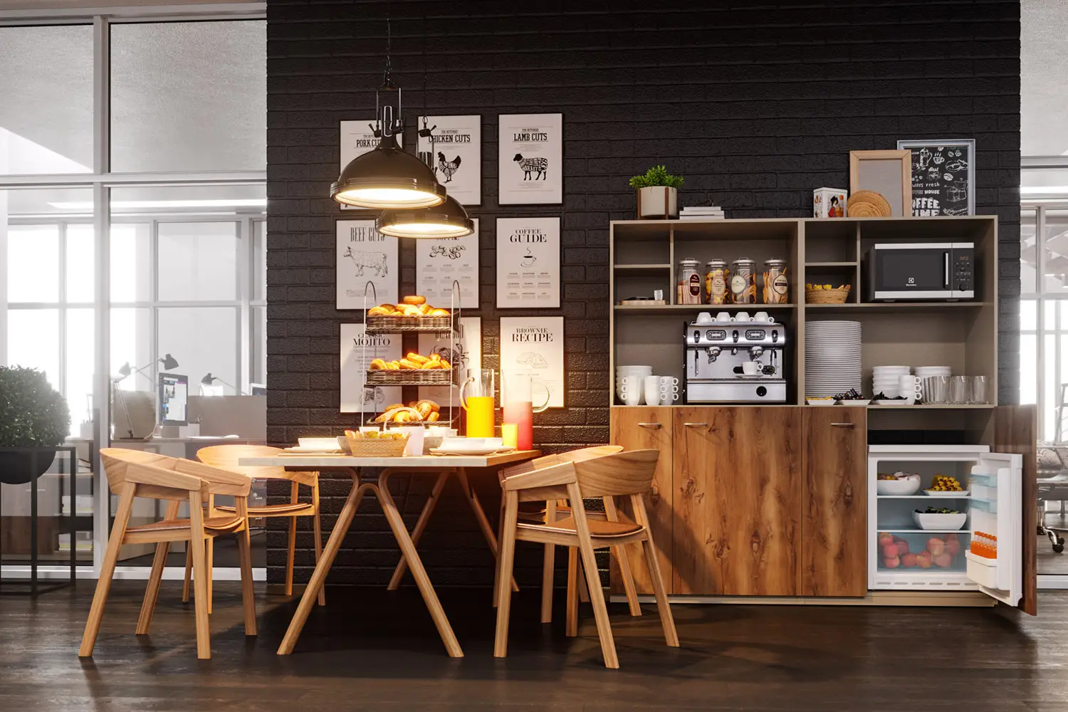 Мебель для персонала WORK. Офисная кухня