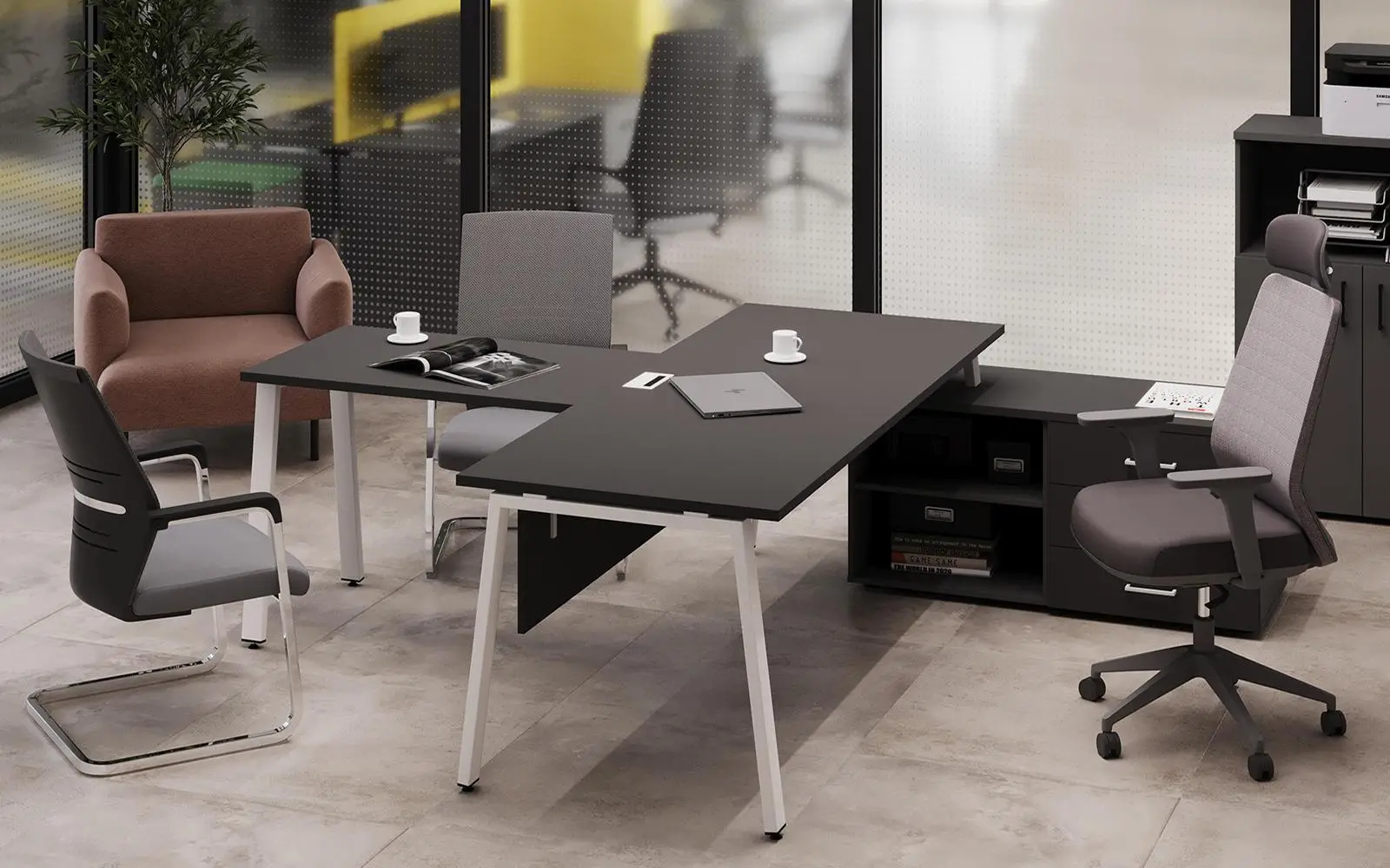 Кабинет руководителя STYLE PROJECT DIRECT. Вид 13