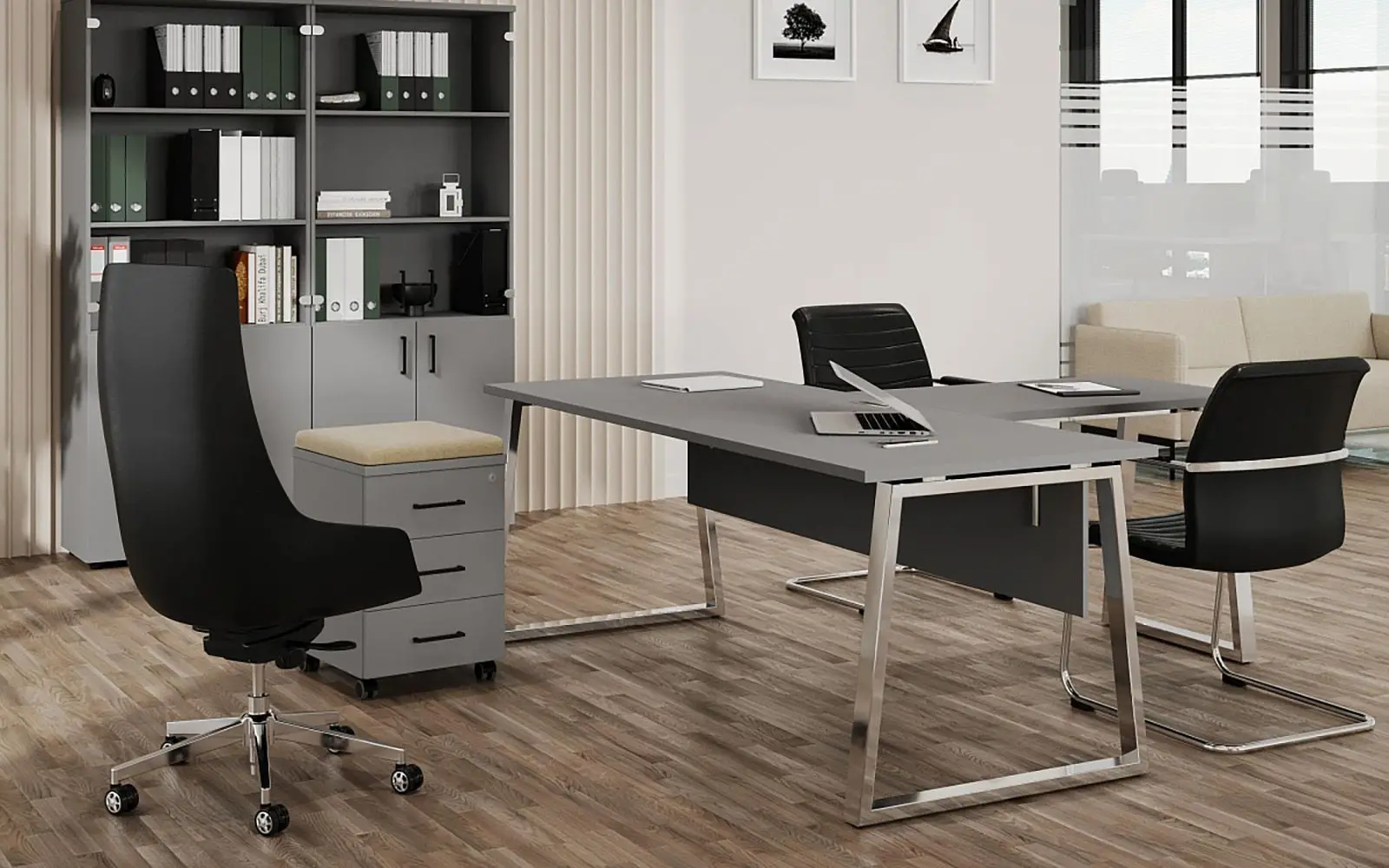 Кабинет руководителя STYLE PROJECT DIRECT. Вид 28