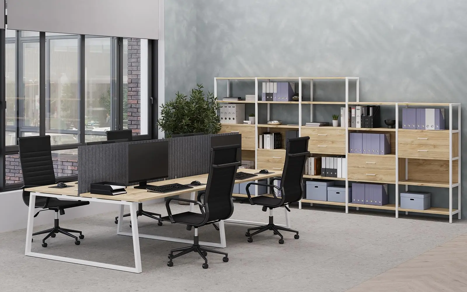 Стеллажная ситсема SHELF system. Композиция 22