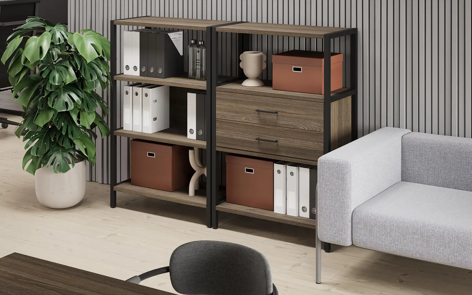 Стеллажная ситсема SHELF system. Композиция 12