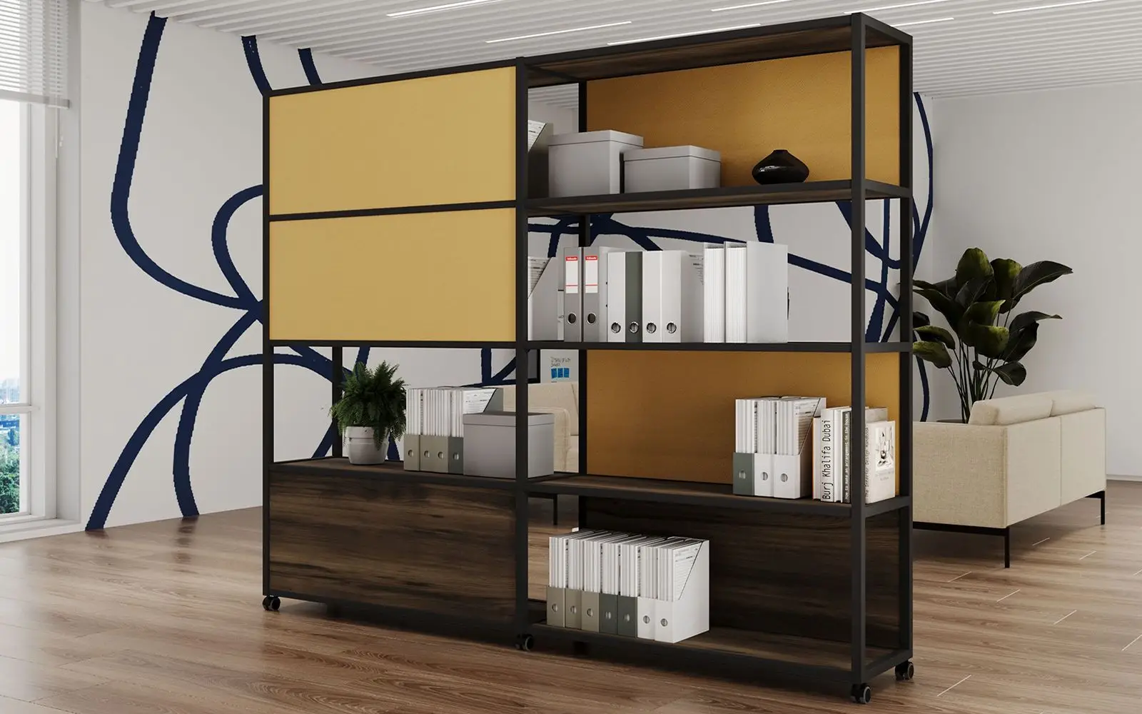 SHELF MOBILE - мобильные стеллажи. Вид 2